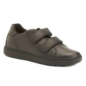 Naturino Sz 31 Dark Grey Boys Leather/Suede Sneakers Velcro Closure, gently used